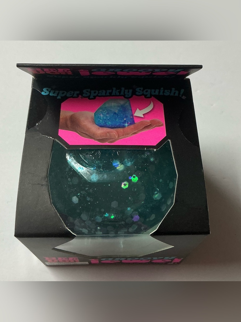 TWO Authentic NEEDOH GROOVY JEWEL Super Sparkling Squish! RARE! 2 colors! - Picture 4 of 11
